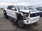 2019 Toyota Tundra Platinum 5.7l V8 White vin: 5TFAY5F17KX796489