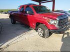 2018 Toyota Tundra Sr 5.7l V8 Red vin: 5TFCW5F16JX022716