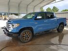 2018 Toyota Tundra Crewmax Limited Blue vin: 5TFHW5F19JX714894