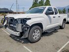 2025 Toyota Tundra Sr White vin: 5TFKB5AA7SX049066