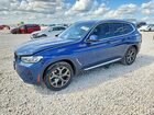 2022 Bmw X3 Sdrive30i Blue vin: 5UX43DP09N9K62624