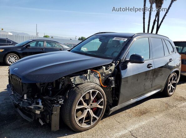 5UX43EU04S9X77889 2025 BMW X5 Черный Передняя левая четверть