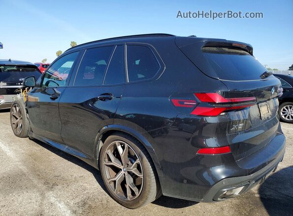 5UX43EU04S9X77889 2025 BMW X5 Черный Задняя левая четверть
