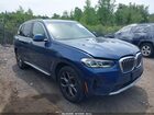 2022 Bmw X3 Xdrive30i Blue vin: 5UX53DP01N9K41450