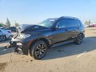 2021 Bmw X7 M50i Black vin: 5UXCX6C04M9F03394