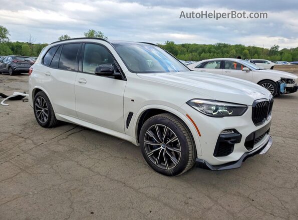5UXTA6C07M9G43070 2021 BMW X5 White Front right