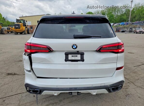 5UXTA6C07M9G43070 2021 BMW X5 White Rear view
