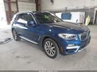 2018 Bmw X3 Xdrive30i Blue vin: 5UXTR9C53JLC74311
