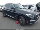 2021 Bmw X3 Sdrive30i Black vin: 5UXTY3C02M9E37228