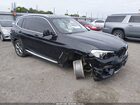 2021 Bmw X3 Sdrive30i Black vin: 5UXTY3C03M9H98855