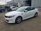 2016 Kia Optima Lx White vin: 5XXGT4L39GG081026