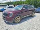 2022 Kia Telluride Lx Burgundy vin: 5XYP24HC2NG265440