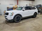 2022 Kia Telluride Lx White vin: 5XYP24HC2NG294565