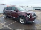 2020 Kia Telluride Lx Maroon vin: 5XYP24HC3LG060111
