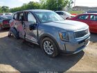 2020 Kia Telluride Lx Gray vin: 5XYP24HC9LG032961