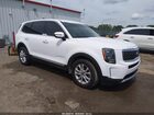 2021 Kia Telluride Lx White vin: 5XYP2DHC4MG183854