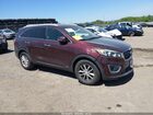 2017 Kia Sorento 2.4l Lx Burgundy vin: 5XYPGDA30HG280762