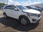 2016 Kia Sorento 2.4l Lx White vin: 5XYPGDA37GG098653