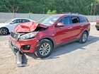 2017 Kia Sorento Lx Burgundy vin: 5XYPGDA52HG197058