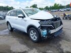 2022 Kia Sorento Lx White vin: 5XYRG4LC4NG158391