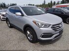 2018 Hyundai Santa Fe Sport 2.4l Silver vin: 5XYZT3LB5JG525936