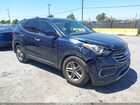 2018 Hyundai Santa Fe Sport 2.4l Blue vin: 5XYZT3LB6JG507512