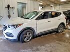 2017 Hyundai Santa Fe Sport 2.4l White vin: 5XYZTDLB3HG383036
