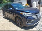 2017 Hyundai Santa Fe Sport 2.4l Blue vin: 5XYZTDLB7HG429919