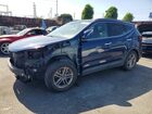 2017 Hyundai Santa Fe Sport 2.4l Blue vin: 5XYZU3LB6HG422239