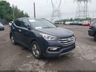 2017 Hyundai Santa Fe Sport 2.4l Blue vin: 5XYZUDLB0HG390572