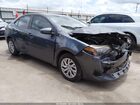 2018 Toyota Corolla Le Gray vin: 5YFBURHE4JP796356