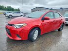 2016 Toyota Corolla Le Red vin: 5YFBURHE5GP403196