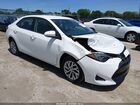 2019 Toyota Corolla Le White vin: 5YFBURHE8KP935650