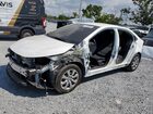 2021 Toyota Corolla Le White vin: 5YFEPMAE0MP225923