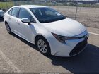 2022 Toyota Corolla Le White vin: 5YFEPMAE3NP358371