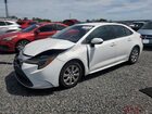 2021 Toyota Corolla Le White vin: 5YFEPMAE4MP168514