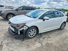 2022 Toyota Corolla Le White vin: 5YFEPMAE6NP349681