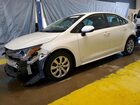 2021 Toyota Corolla Le White vin: 5YFEPMAE7MP172685