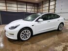 2022 Tesla Model 3 White vin: 5YJ3E1EA1NF187800