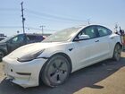 2022 Tesla Model 3 White vin: 5YJ3E1EA2NF336523