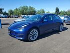2022 Tesla Model 3 Blue vin: 5YJ3E1EA4NF371905