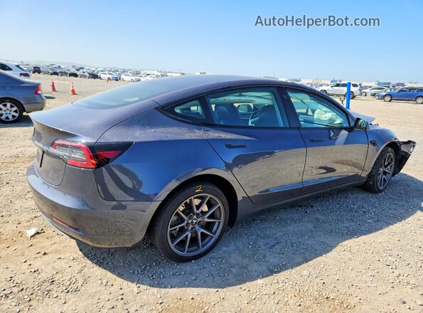 5YJ3E1EA4PF511289 2023 TESLA MODEL Gray Tył prawy