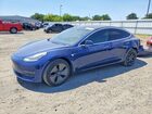 2018 Tesla Model 3 Blue vin: 5YJ3E1EA5JF058906