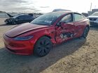 2025 Tesla Model 3 Red vin: 5YJ3E1EA5SF900581