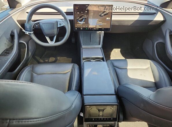 5YJ3E1EA6RF865026 2024 TESLA MODEL Угольный Вид панели приборов