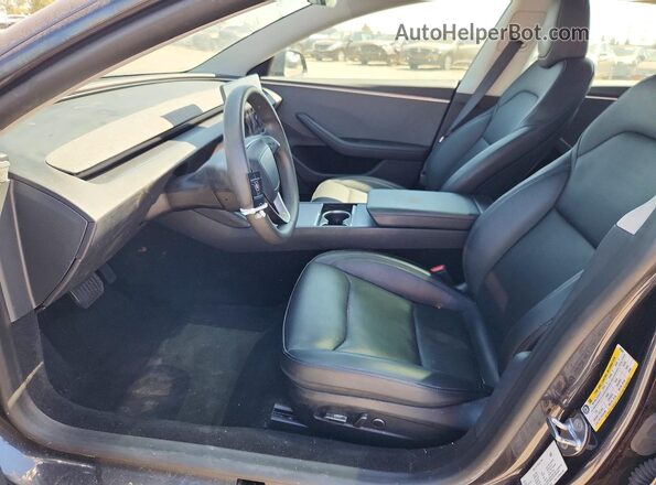5YJ3E1EA6RF865026 2024 TESLA MODEL Угольный Вид салона спереди