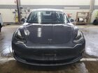 2022 Tesla Model 3 Gray vin: 5YJ3E1EA7NF188093 Damage: Front Bumper, Heavy Scratch, > 12 Inches