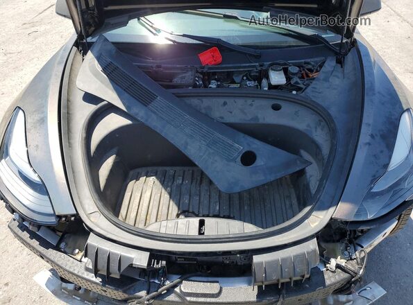 5YJ3E1EA9MF982575 2021 TESLA MODEL Gray უკანა სალონის ხედი