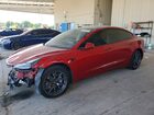 2021 Tesla Model 3 Red vin: 5YJ3E1EAXMF097060