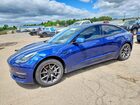 2021 Tesla Model 3 Синий vin: 5YJ3E1EAXMF982875